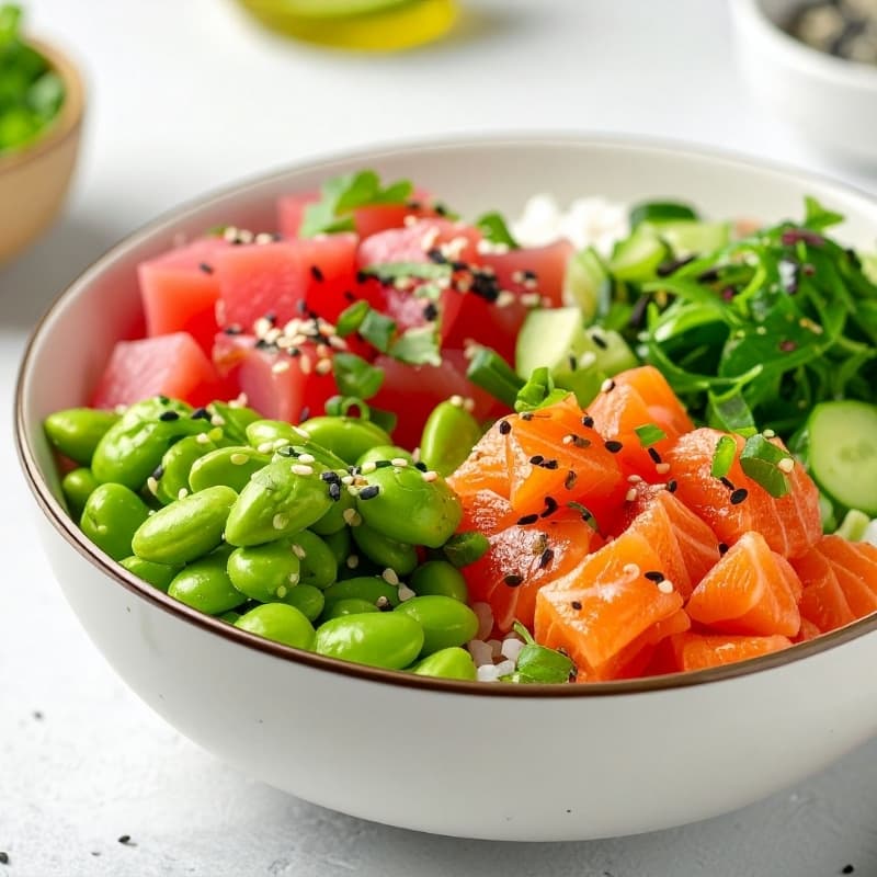 Lachs Avocado Bowl